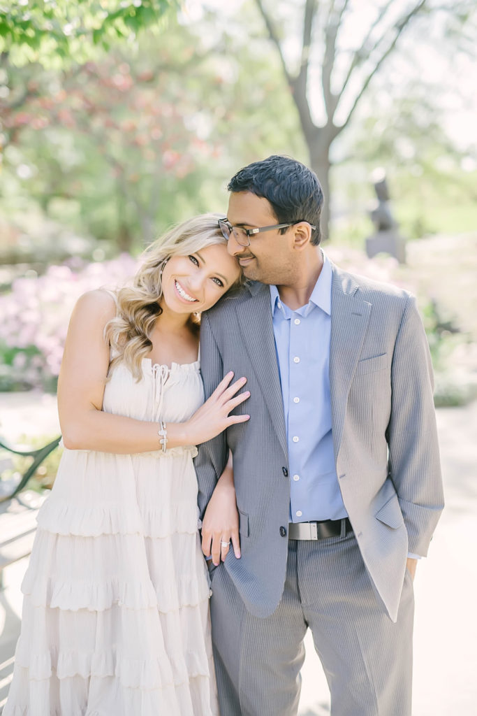 McGovern Centennial Gardens engagement photos. Houston wedding Photographer Christina Elliott Photographer. McGovern Centennial Gardens Wedding.