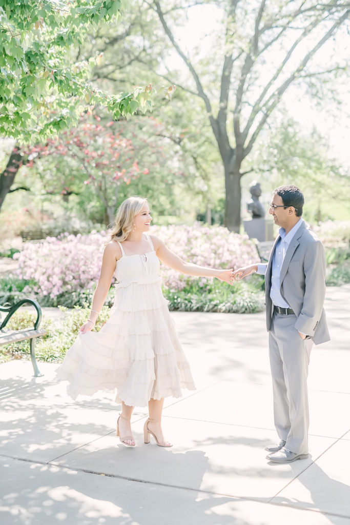 McGovern Centennial Gardens engagement photos. Houston wedding Photographer Christina Elliott Photographer. McGovern Centennial Gardens Wedding.