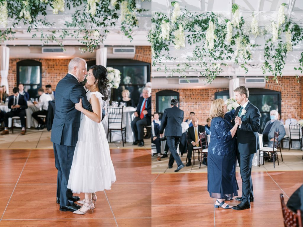 Christina Elliott Photography of the Houston area captures a wedding father-daughter dance at the Sam Houston Hotel. father-daughter dance mother-son dance #christinaelliottphotography #thesamhoustonhotel #houstonweddings #TXweddingphotographer
